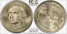 2007-P $1 G. Washington - Pos. A Satin Finish SP69