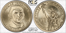 2007-D $1 T. Jefferson - Pos. A Satin Finish SP69