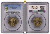 1995 $1 MS66