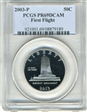 2003-P 50C First Flight PR69DCAM