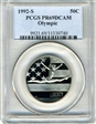 1992-S 50C Olympic PR69DCAM