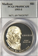 1993-S $1 Madison PR69DCAM