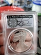 2019-W $1 Silver Eagle First Day of Issue Cleveland Wreath PR70DCAM