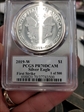 2019-W $1 Silver Eagle First Strike Cleveland Eagle with Sun 1 of 500 PR70DCAM