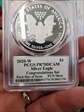 2020-W  $1 Silver Eagle Congratulations Set FDI FUN Show Freedom PR70DCAM