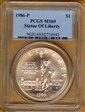 1986-P $1 Statue of Liberty MS69
