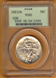 1936 50C Oregon MS66