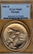 1983-D $1 Olympic MS69