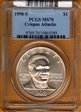 1998-S $1 Crispus Attucks MS70