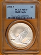 2008-P $1 Bald Eagle MS70