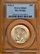 1936-S 50C Bay Bridge MS65