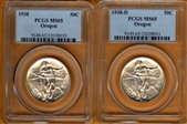 1938-D 50C Oregon MS65