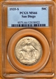 1935-S 50C San Diego MS66