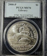2000-P $1 Library MS70