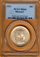 1921 50C Missouri MS64