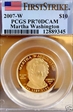 2007-W $10 Martha Washington First Strike PR70DCAM