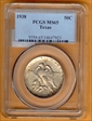 1938 50C Texas MS65