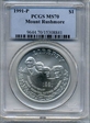 1991-P $1 Mount Rushmore MS70
