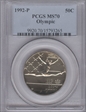 1992-P 50C Olympic MS70