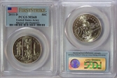 2011-D 50C United States Army First Strike MS68