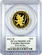 2012-W $10 Caroline Harrison First Strike PR69DCAM