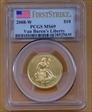 2008-W $10 Van Buren's Liberty First Strike MS69