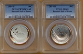 2014-D 50C Baseball Hall of Fame MS69