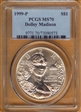 1999-P $1 Dolley Madison MS70