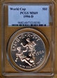 1994-D $1 World Cup MS69