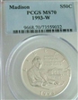1993-W 50C Madison MS70