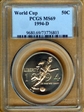 1994-D 50C World Cup MS69