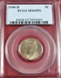 1940-D 5C MS65FS