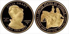 2011-W $10 Julia Grant First Strike PR70DCAM
