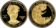 2012-W $10 Frances Cleveland 1st First Strike PR70DCAM