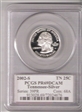 2002-S 25C Tennessee Silver PR69DCAM