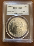 1881-S $1 MS64