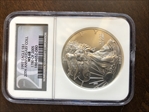 1997 $1 Silver Eagle MS68