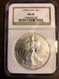 1998 $1 Silver Eagle MS69