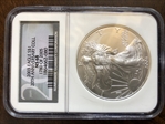 2003 $1 Silver Eagle MS68
