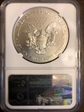 2014-(W) $1 Silver Eagle Struck at West Point First Strike MS70