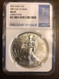 2016 $1 Silver Eagle Silver Eagle - 30th Anniversary First Strike MS69