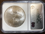 2000 $1 Silver Eagle (20) MS68