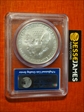 2007-W $1 Burnished Silver Eagle SP69
