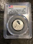 2015-S 25C Blue Ridge Pkwy-Silver First Strike PR69DCAM