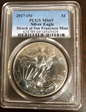 2017-(S) $1 Silver Eagle Struck at San Francisco Mint MS69