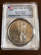 2019 $1 Silver Eagle First Day of Issue MS70