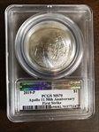 2019-P $1 Apollo 11 50th Anniversary First Strike AMF MS70