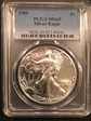 1989 $1 Silver Eagle MS69