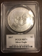 2017 $1 Silver Eagle Premier First Edition 1 of 10,000 MS70