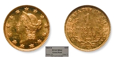 1849-D G$1 MS64